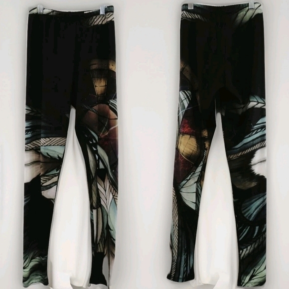 Burning Artists Collective Womens Medium Lightning in Bottle Boho Legging - Picture 1 of 11